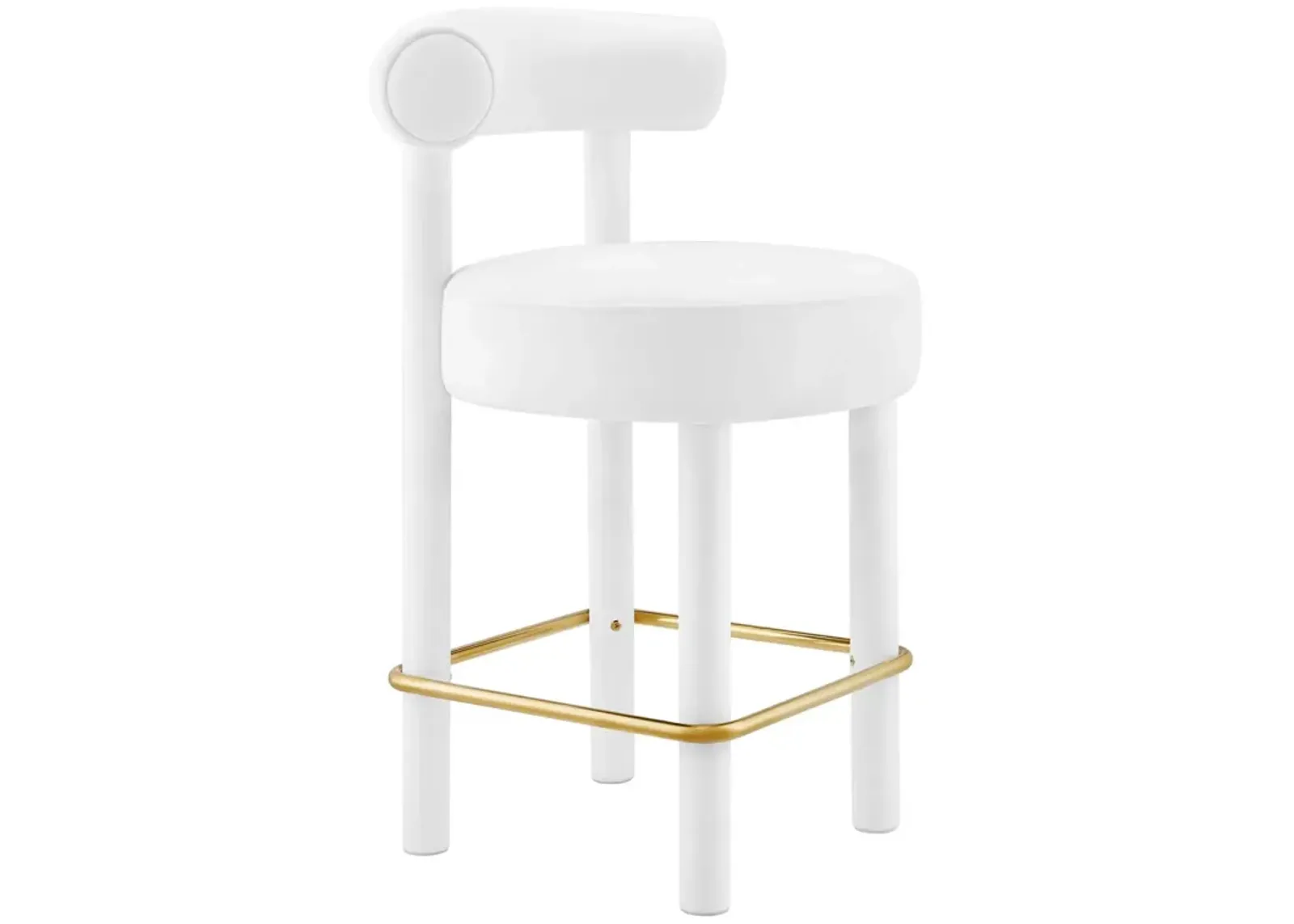 Toulouse Performance Velvet Counter Stool