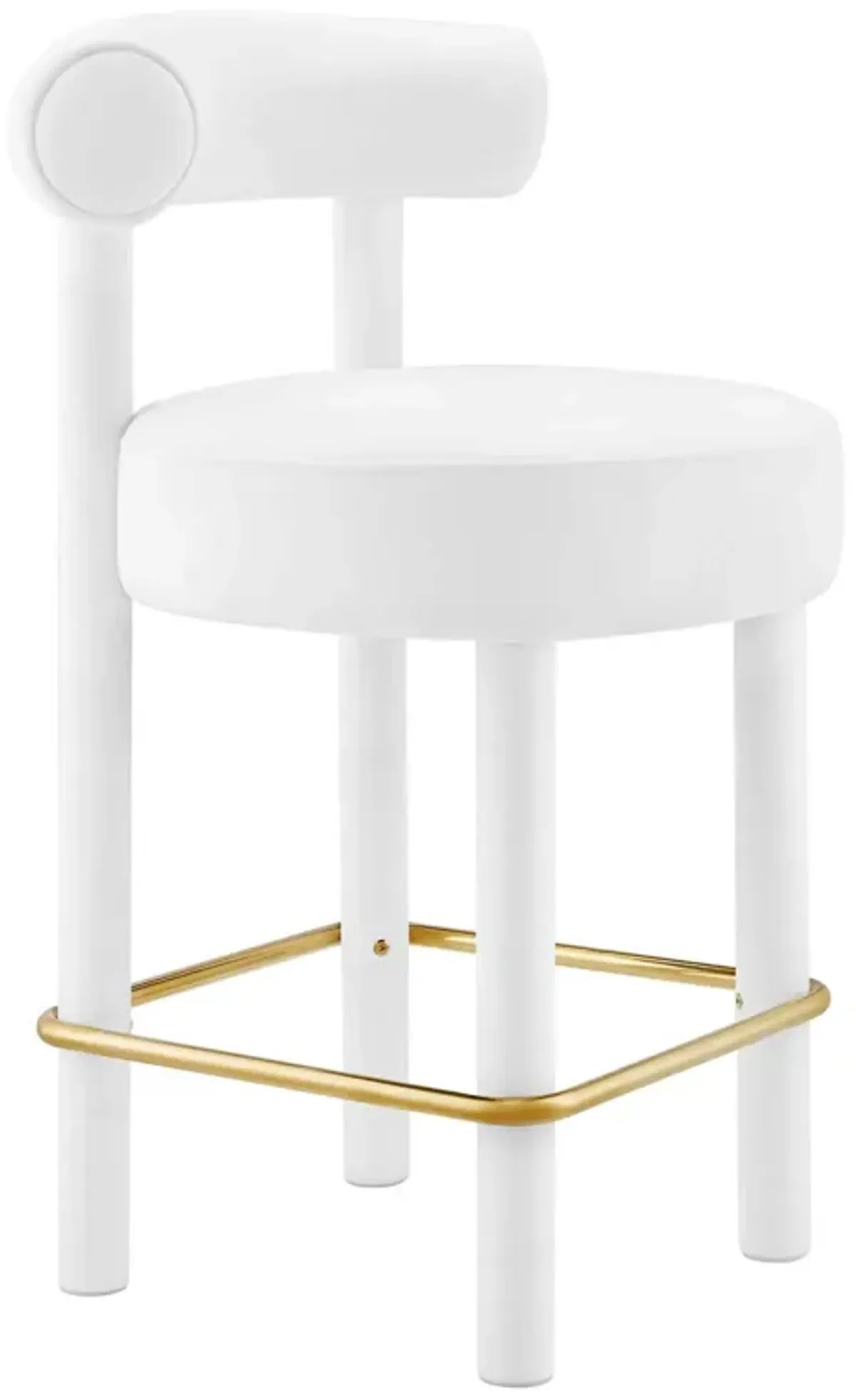 Toulouse Performance Velvet Counter Stool