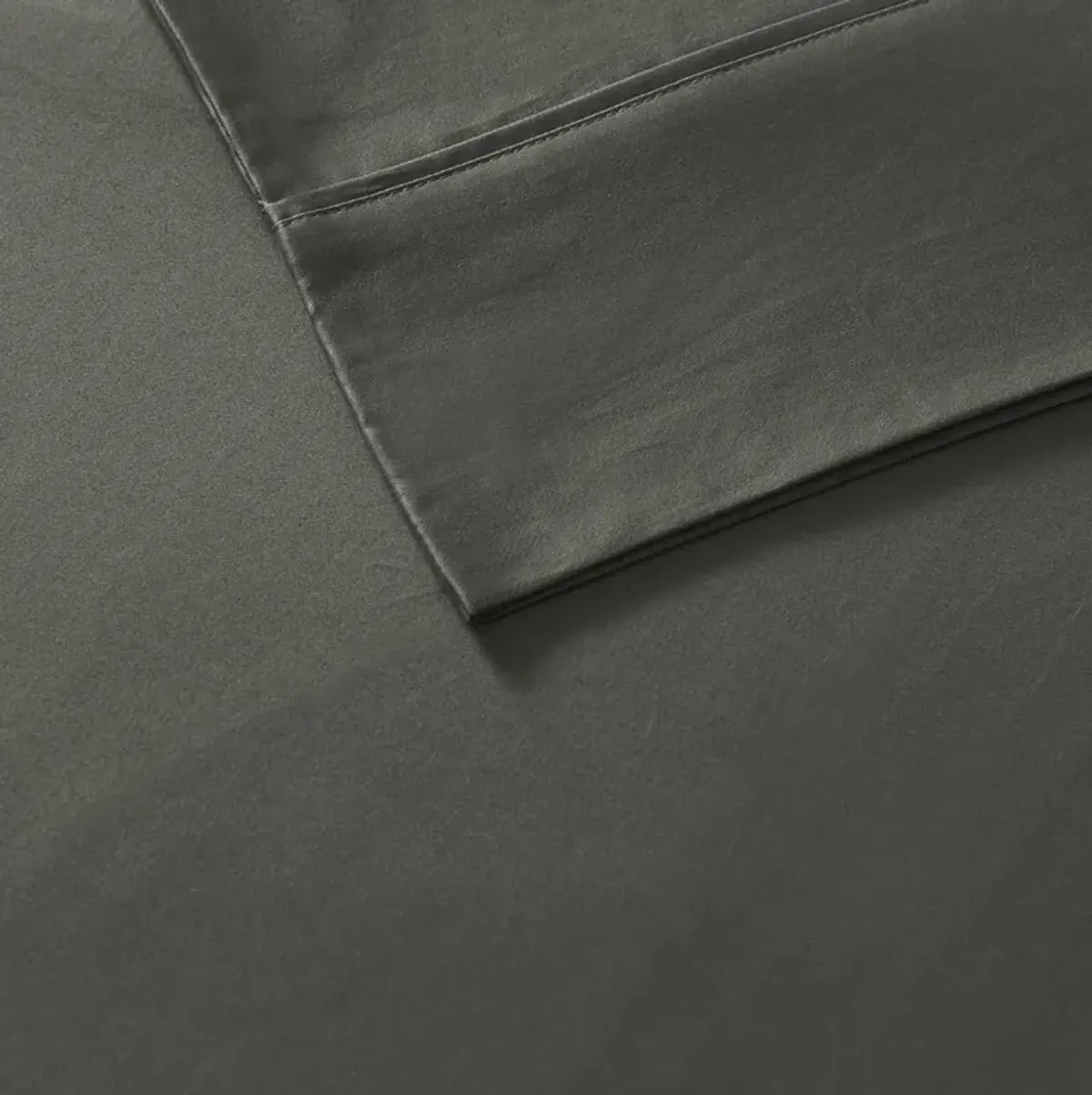 Madison Park 800 Thread Count Charcoal Cotton Blend Sateen Sheet Set