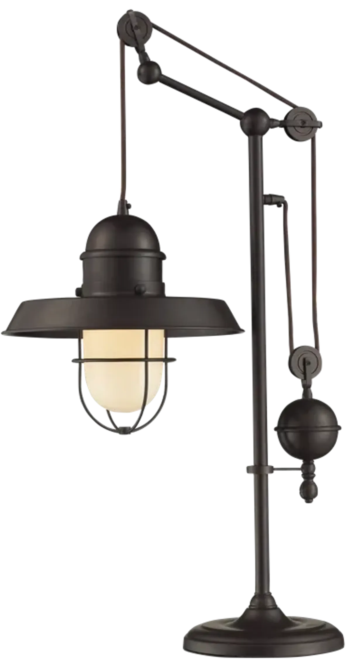 Farmhouse 32" High 1-Light Desk Lamp - Oil Rubbed Bronze