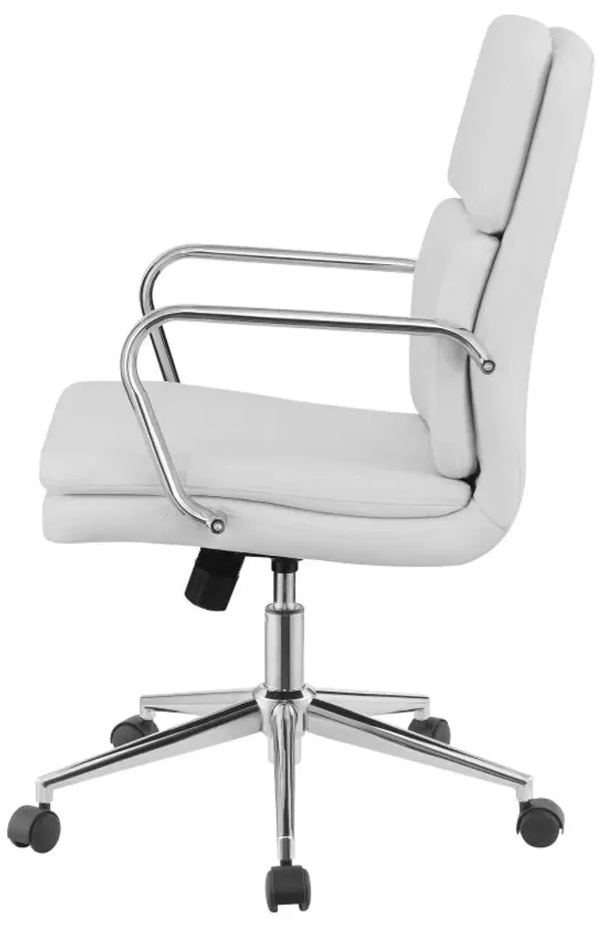 Adamstown Standard Back Upholstered Office Chair White