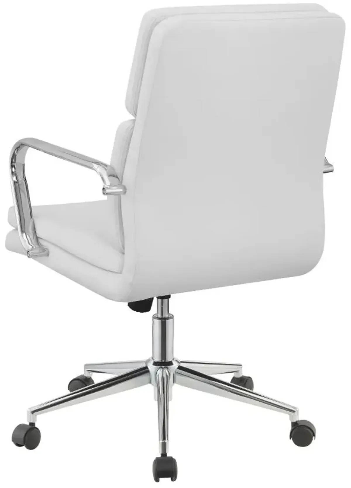 Adamstown Standard Back Upholstered Office Chair White