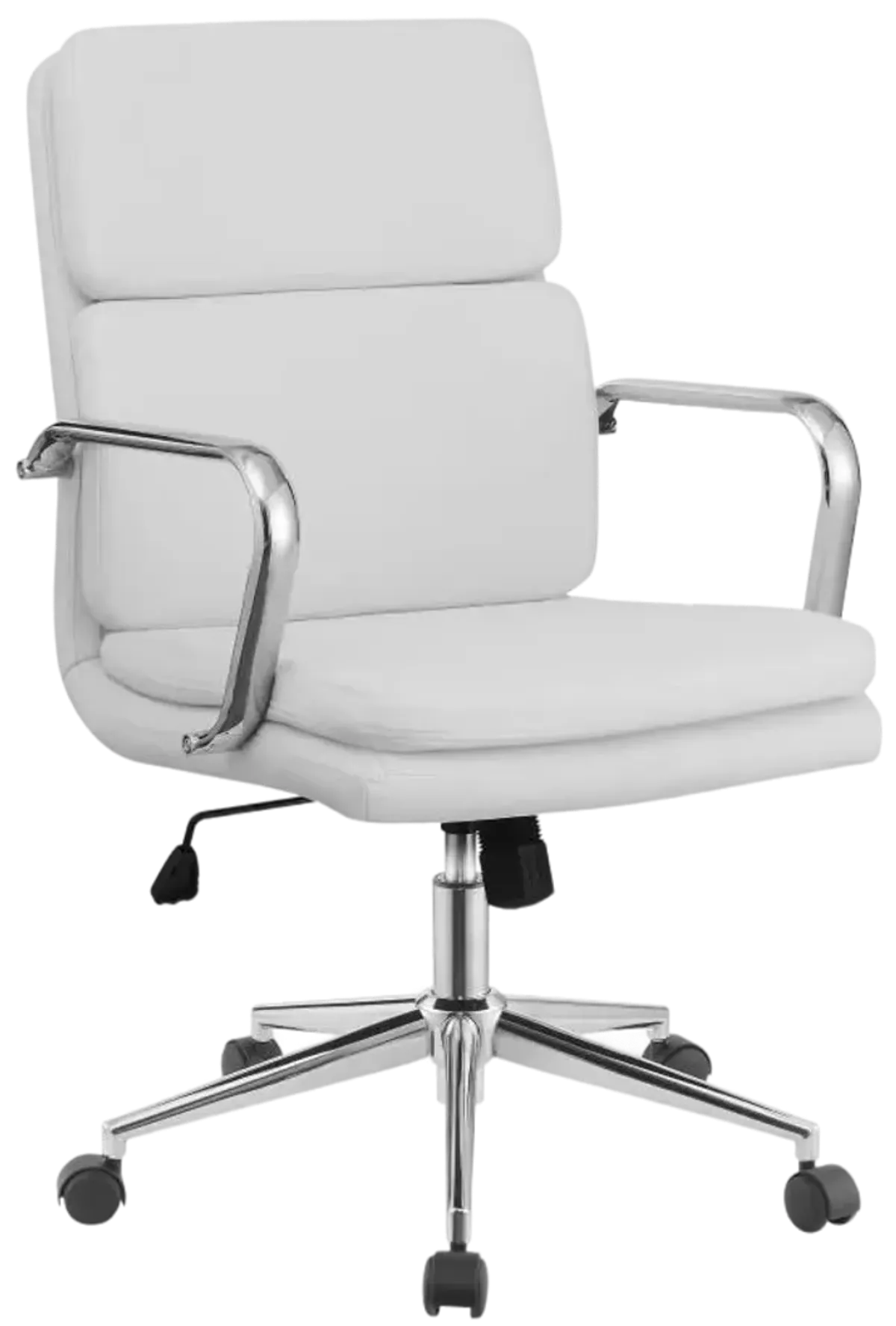 Adamstown Standard Back Upholstered Office Chair White