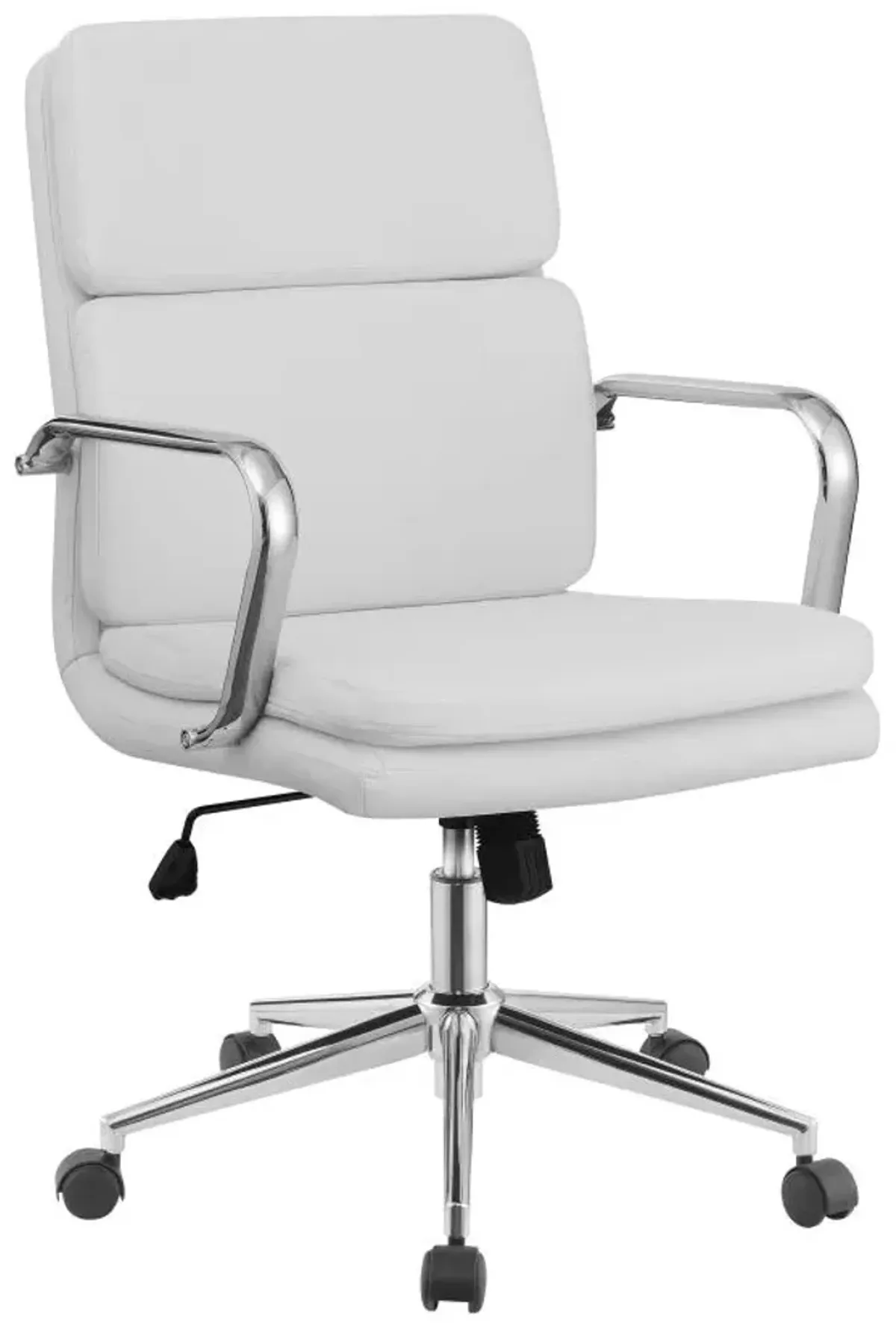 Adamstown Standard Back Upholstered Office Chair White