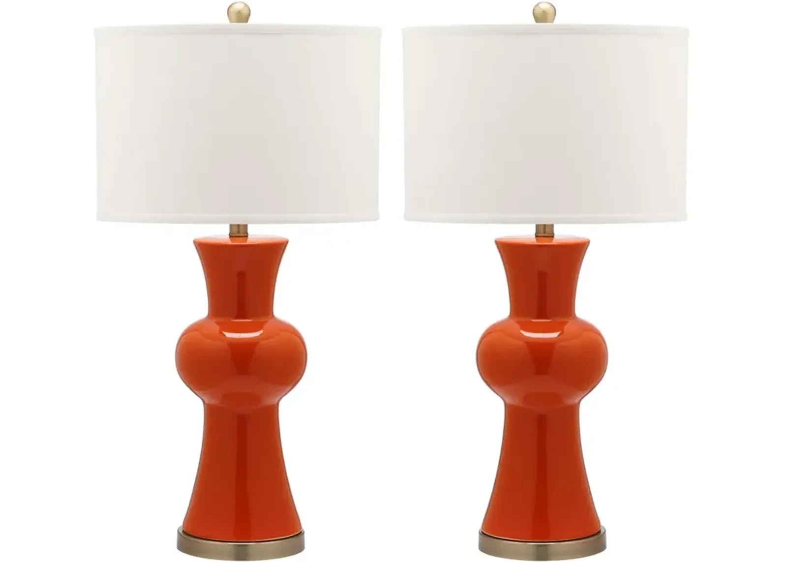 Lola 30-Inch H Column Lamp - Set of 2