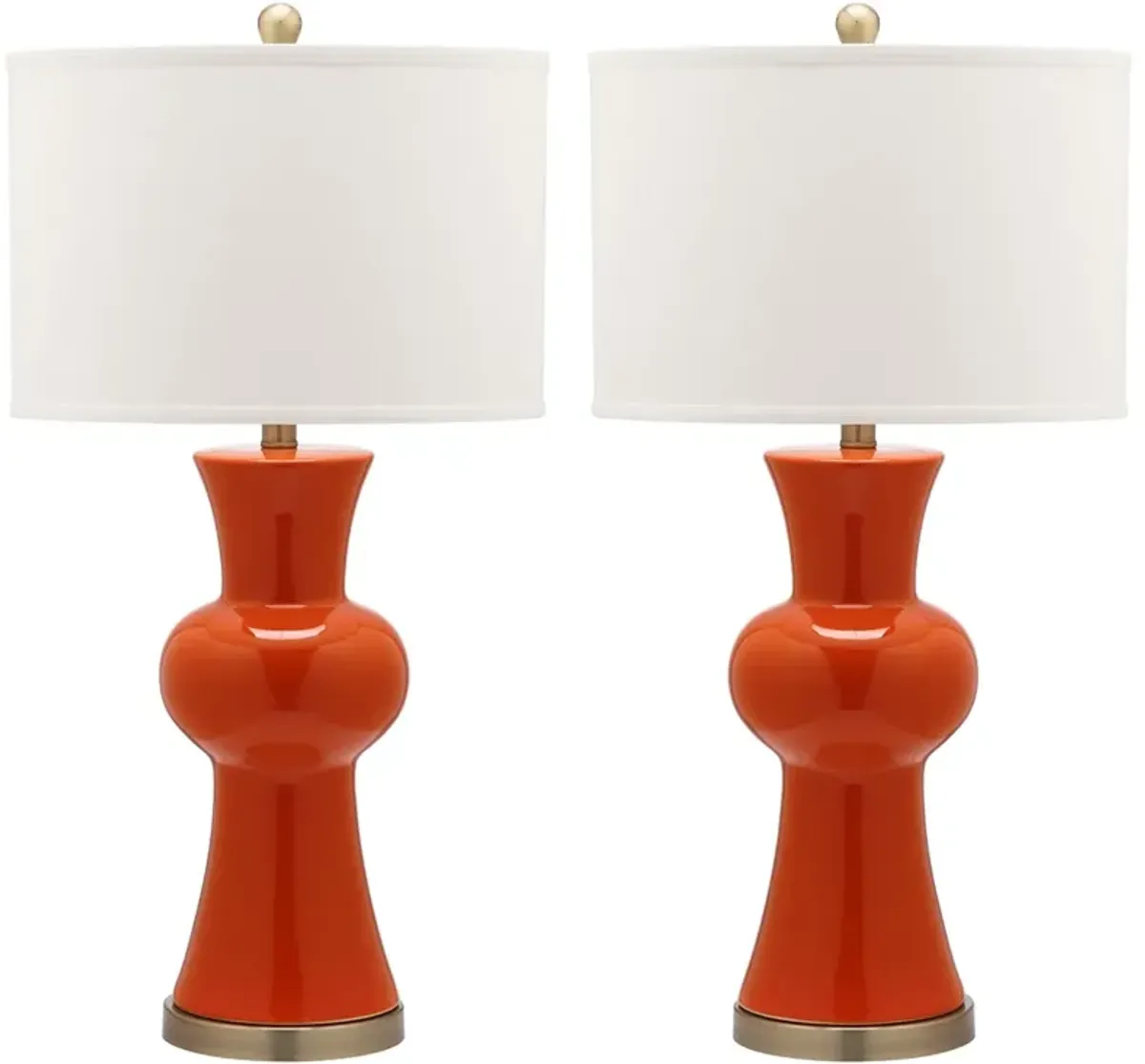 Lola 30-Inch H Column Lamp - Set of 2