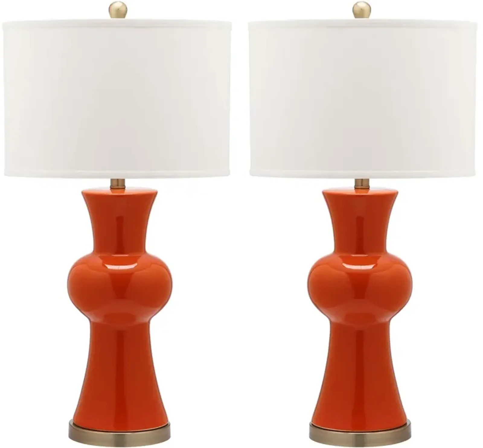 Lola 30-Inch H Column Lamp - Set of 2