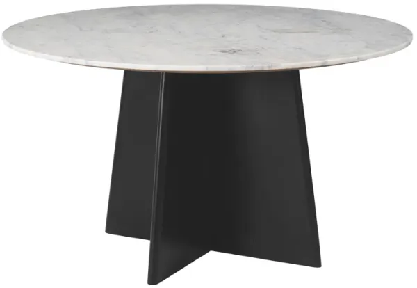 Strela Dining Table White & Black