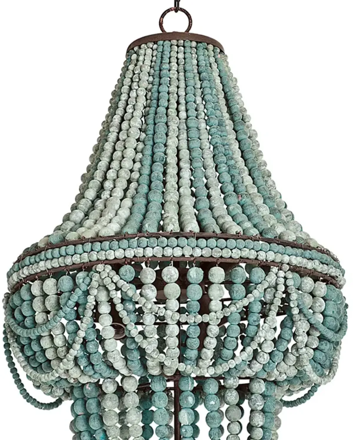 Malibu Chandelier (Weathered Blue)