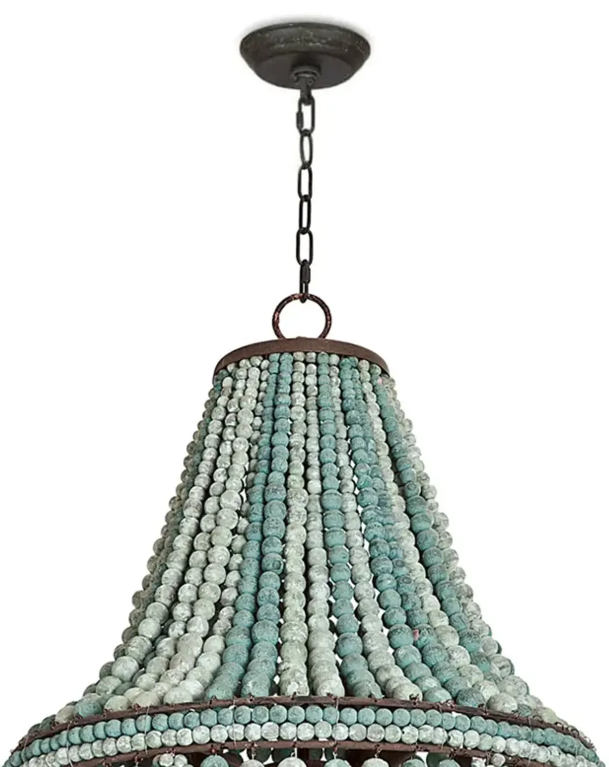 Malibu Chandelier (Weathered Blue)