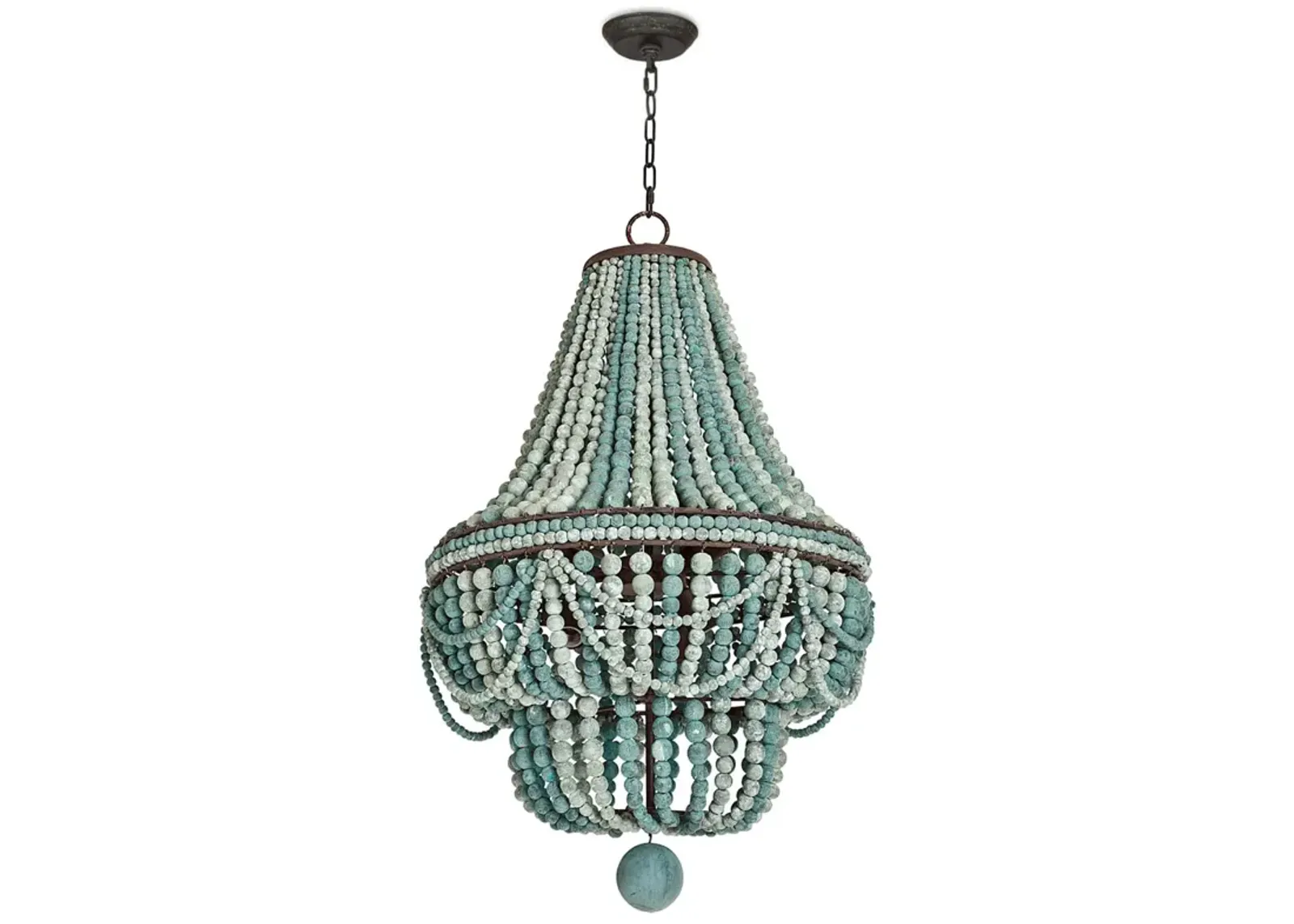 Malibu Chandelier (Weathered Blue)