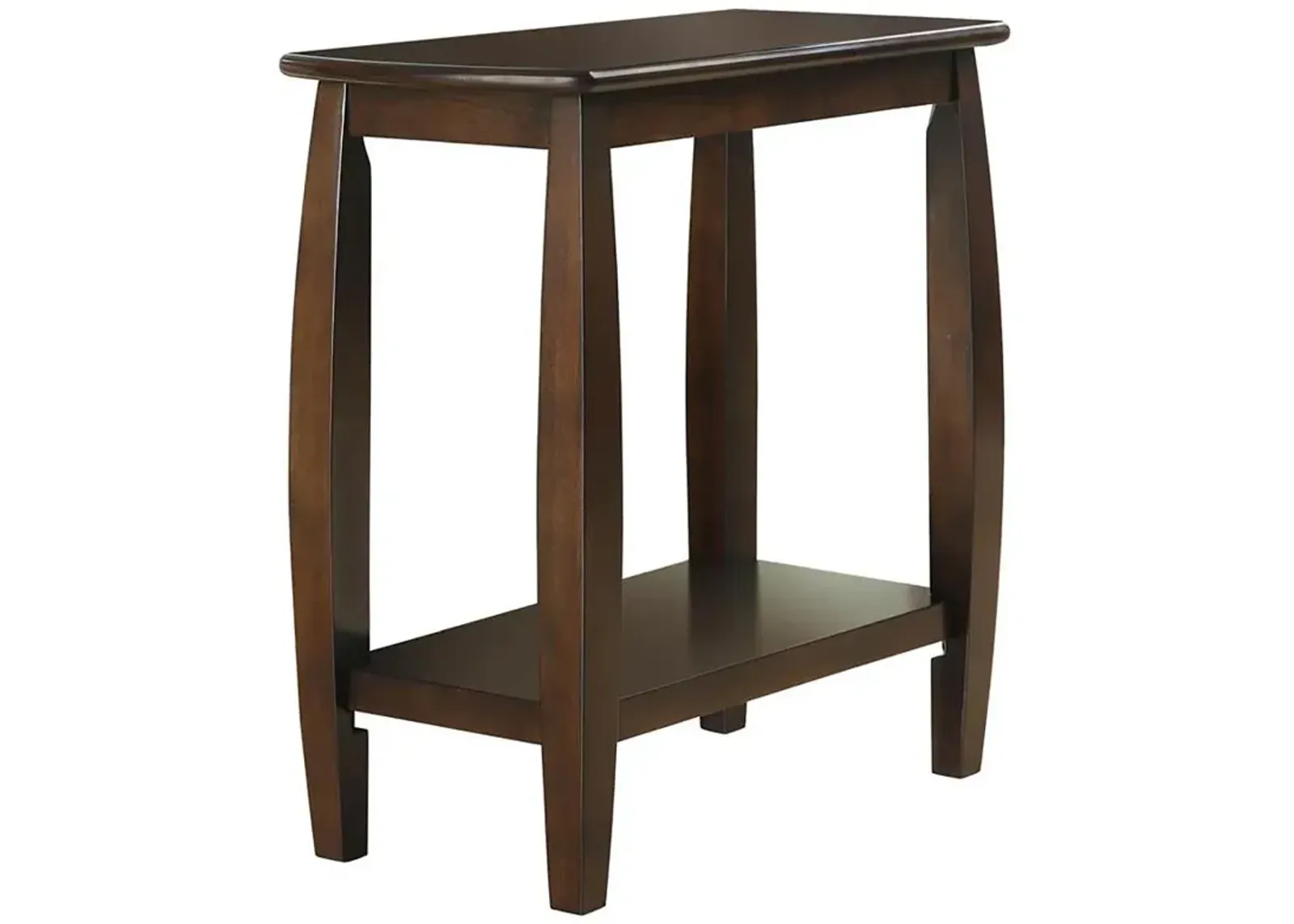 Raphael 1-shelf Chairside Table Cappuccino