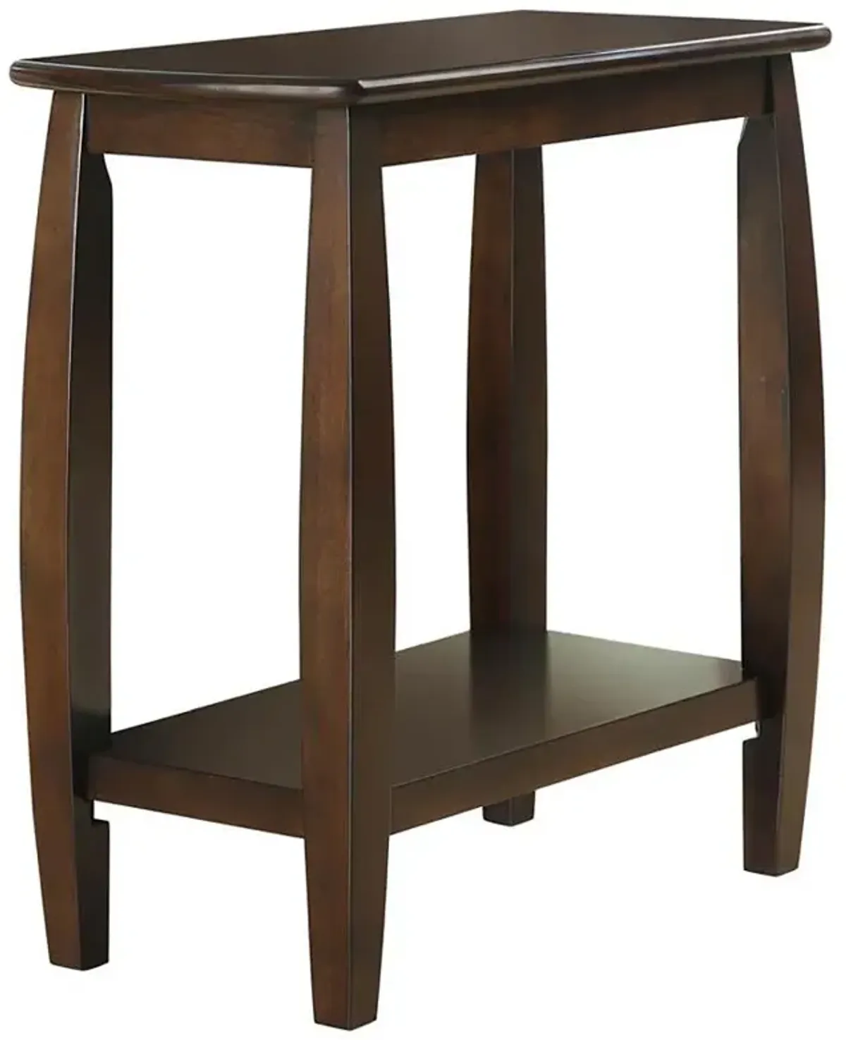 Raphael 1-shelf Chairside Table Cappuccino