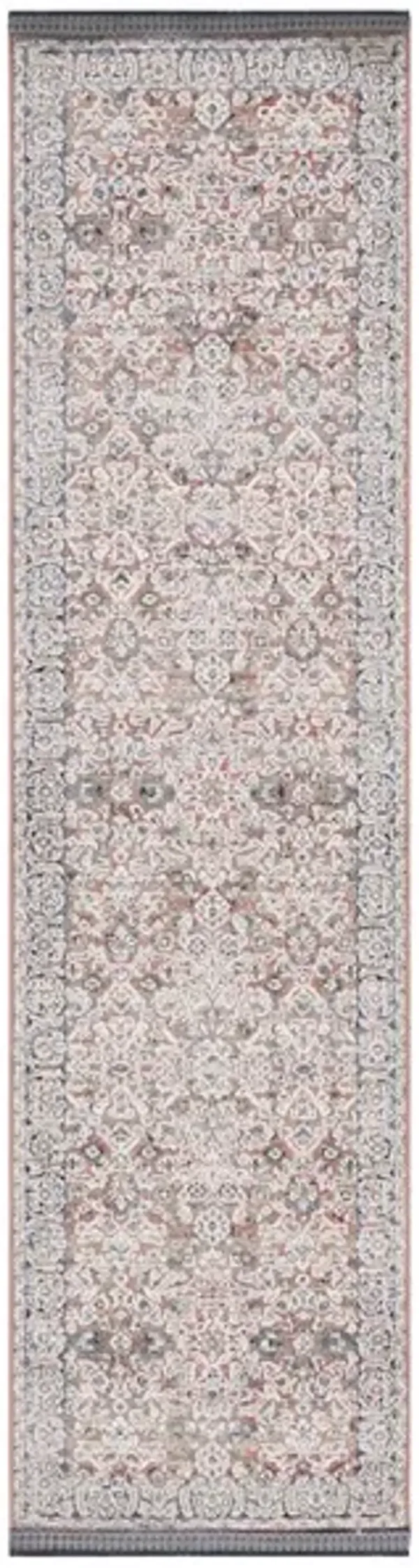 VIVALDI 562 Blue  2'-2' X 8' Runner Rug