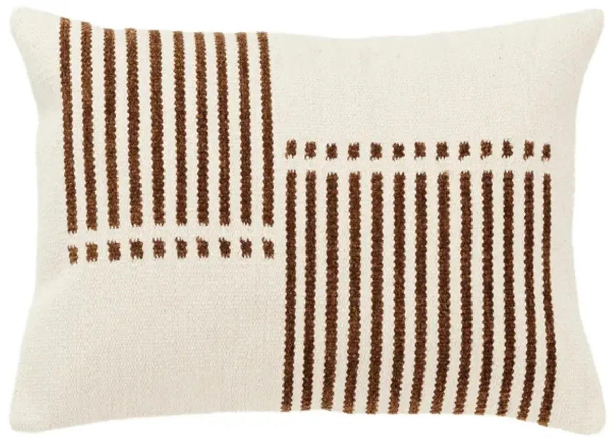 stripe camel Pillow