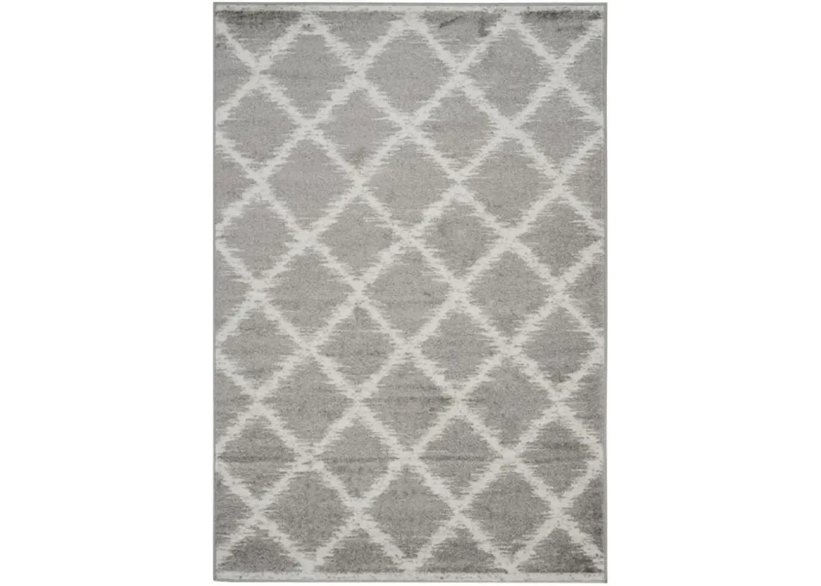 Adirondack Contemporary Silver / Ivory 2'-6" X 6' Powerloomed Rug