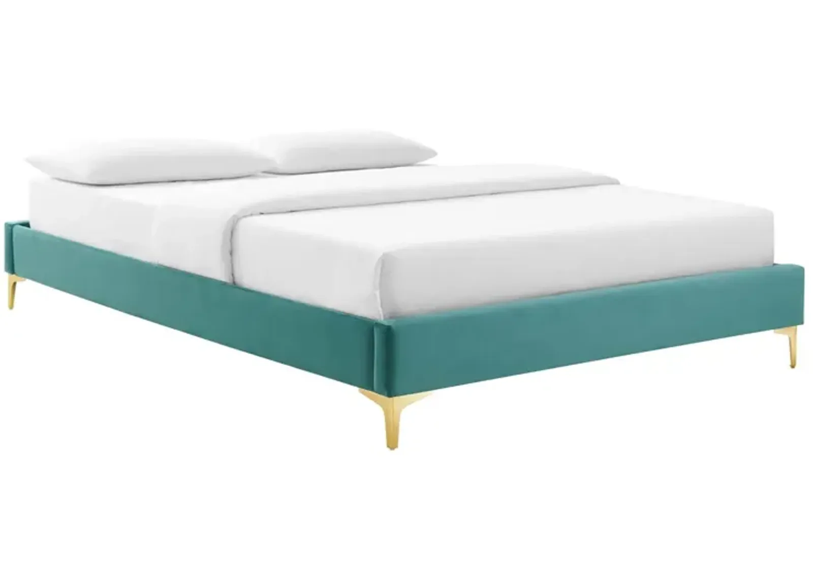 Sutton King Performance Velvet Bed Frame