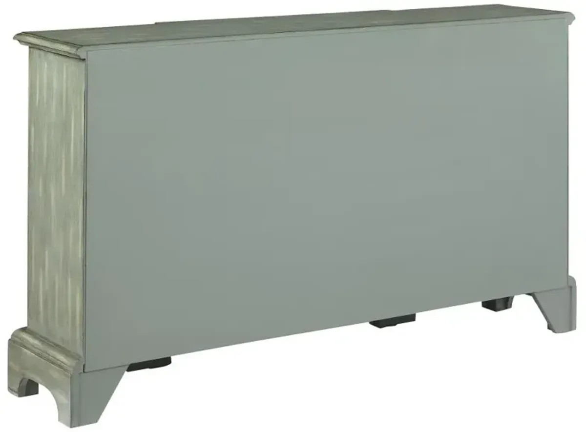 Erigeron 4-door Accent Cabinet Grey