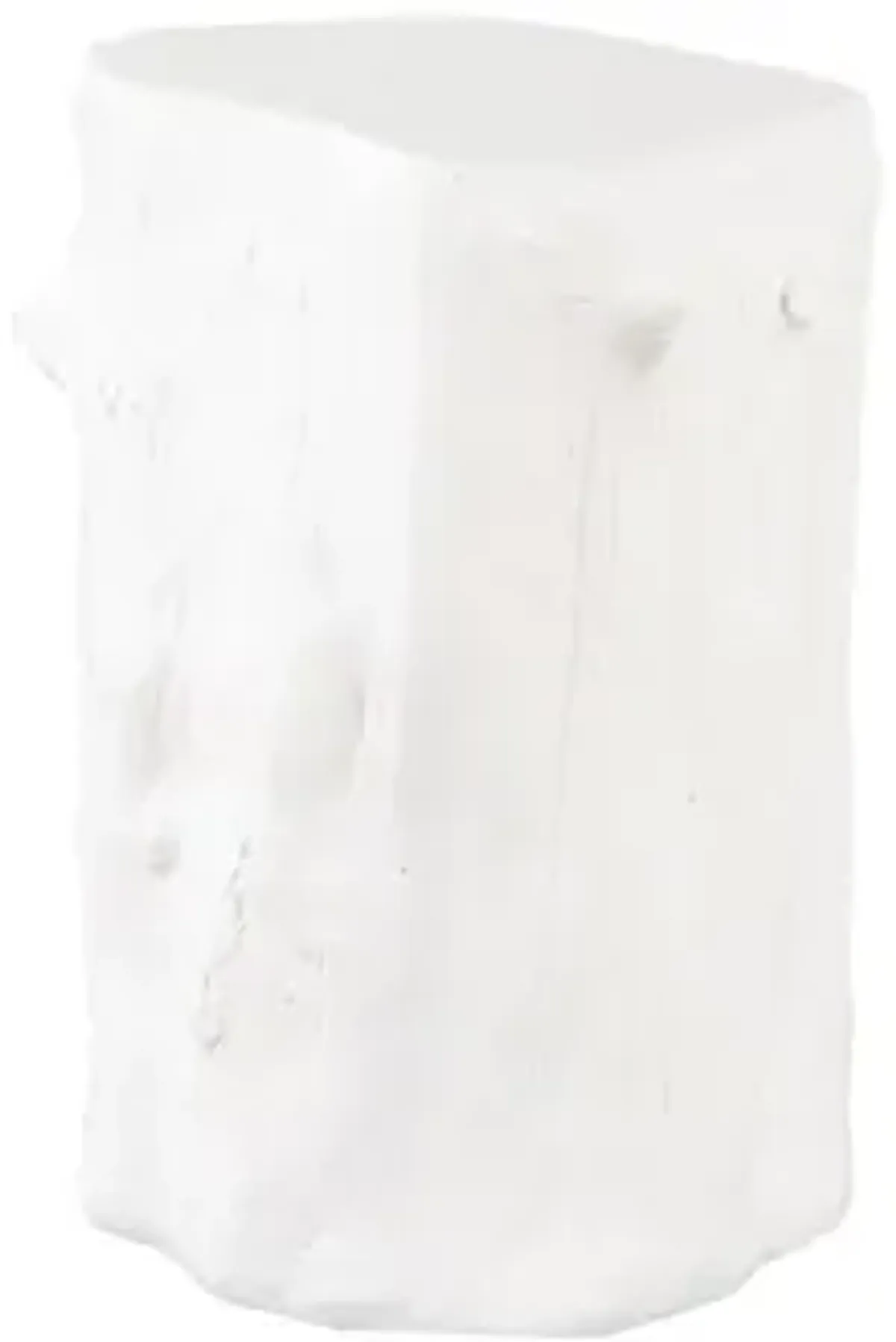 Log Stool, Gel Coat White, SM