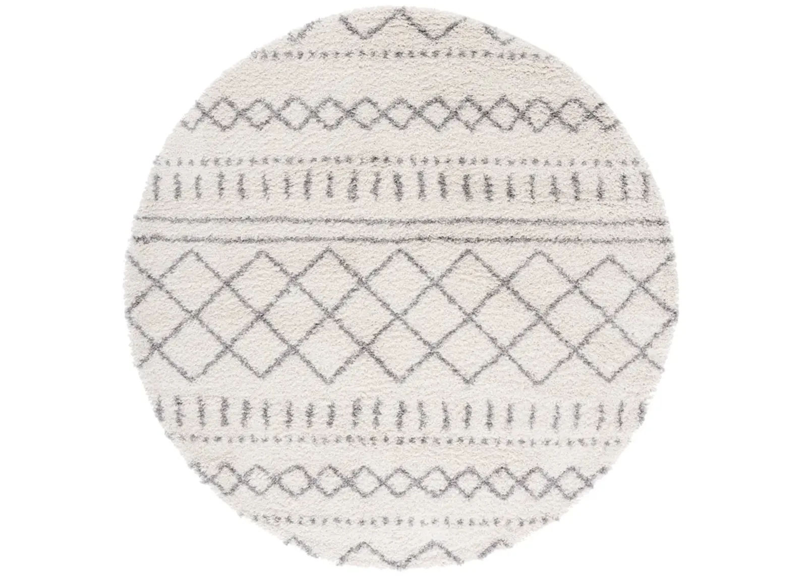 ARIZONA SHAG Round Power Loomed 3'-2" x 3'-2" Round Rug