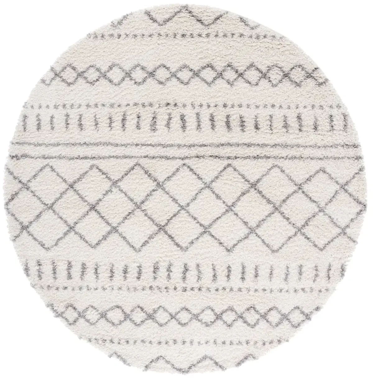 ARIZONA SHAG Round Power Loomed 3'-2" x 3'-2" Round Rug