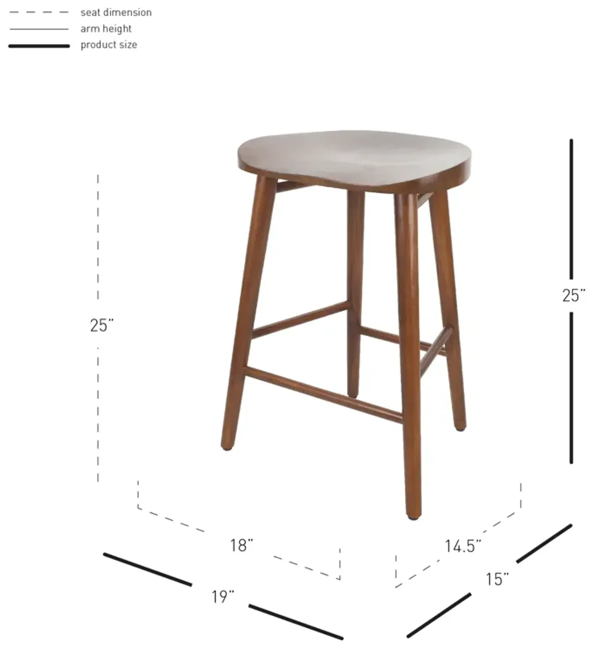 Monti Mindi Counter Stool