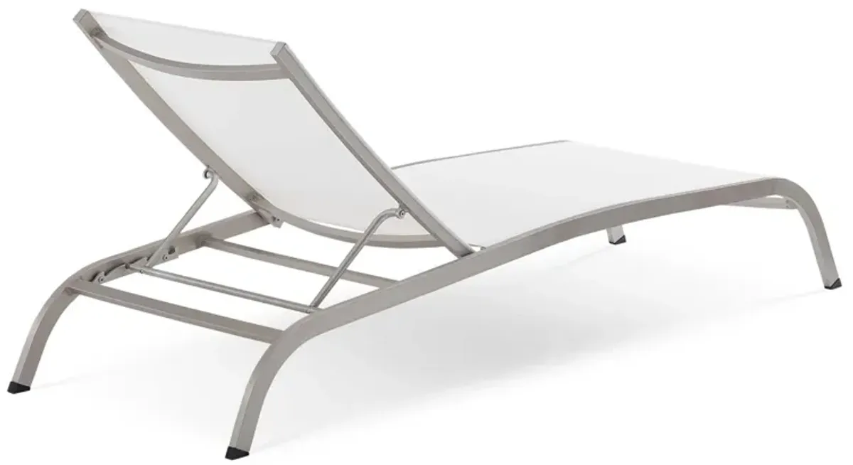 Savannah Outdoor Patio Mesh Chaise Lounge Set of 2