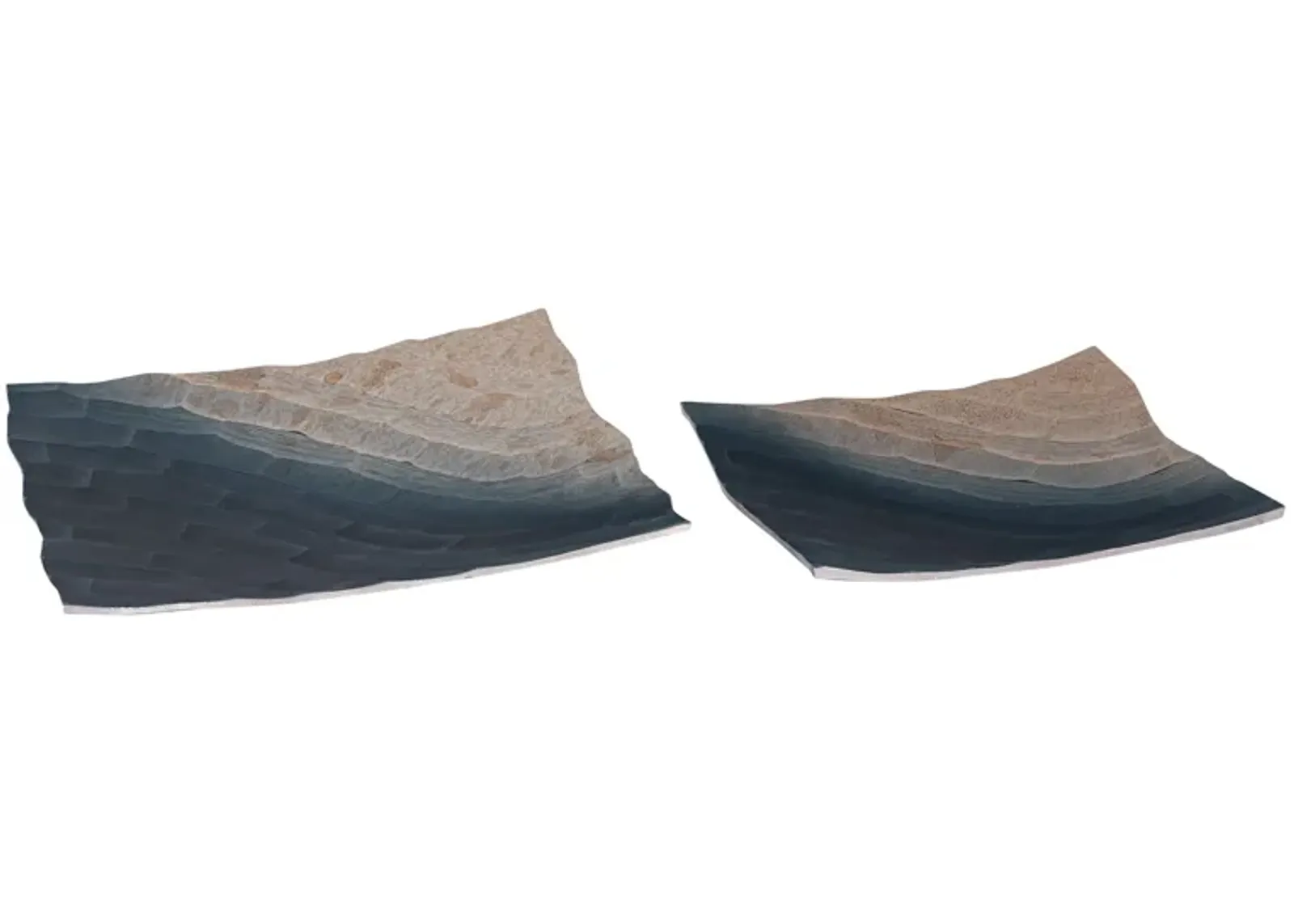 Colin Tray - Set of 2 Bronze Ombre