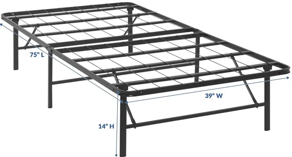 Horizon Twin Stainless Steel Bed Frame