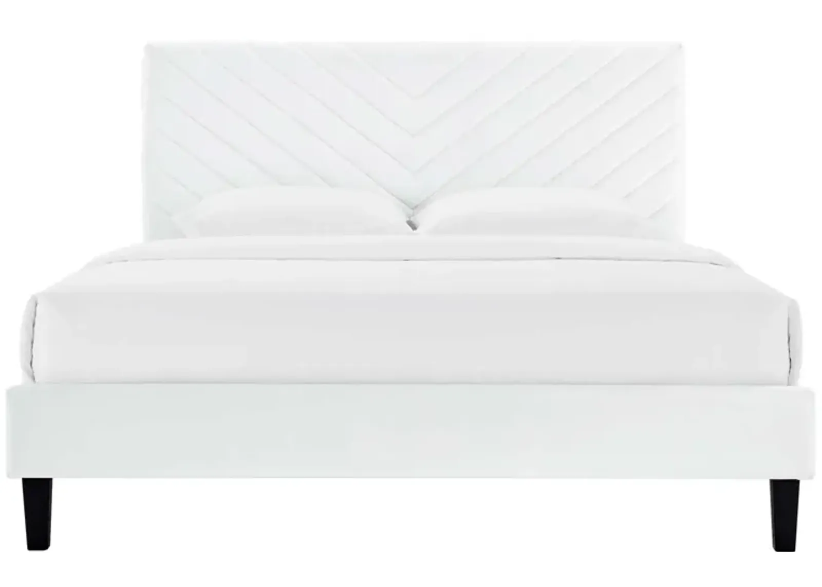 Roxanne Performance Velvet King Platform Bed