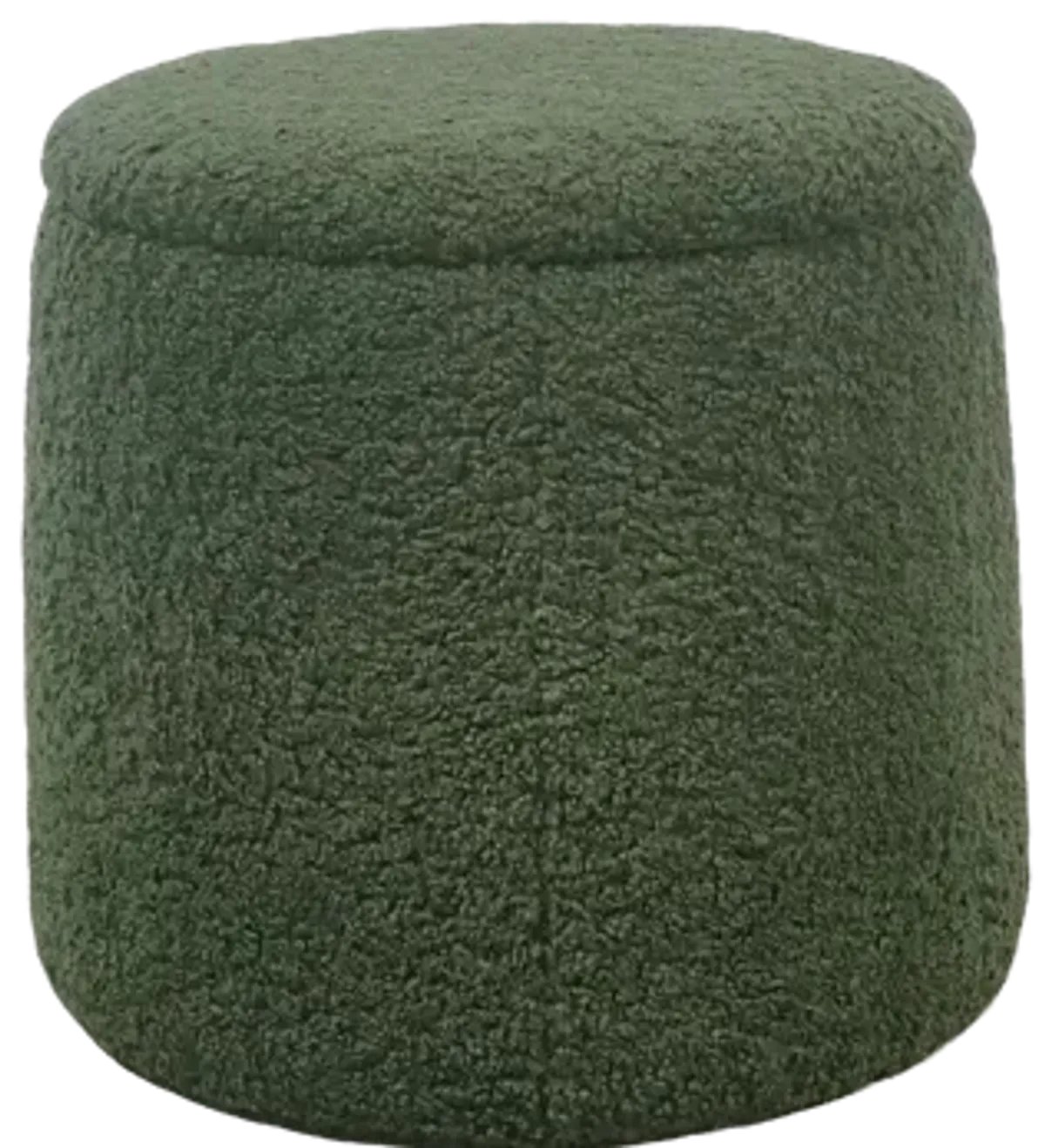 CH Green Tara Round Storage Ottoman