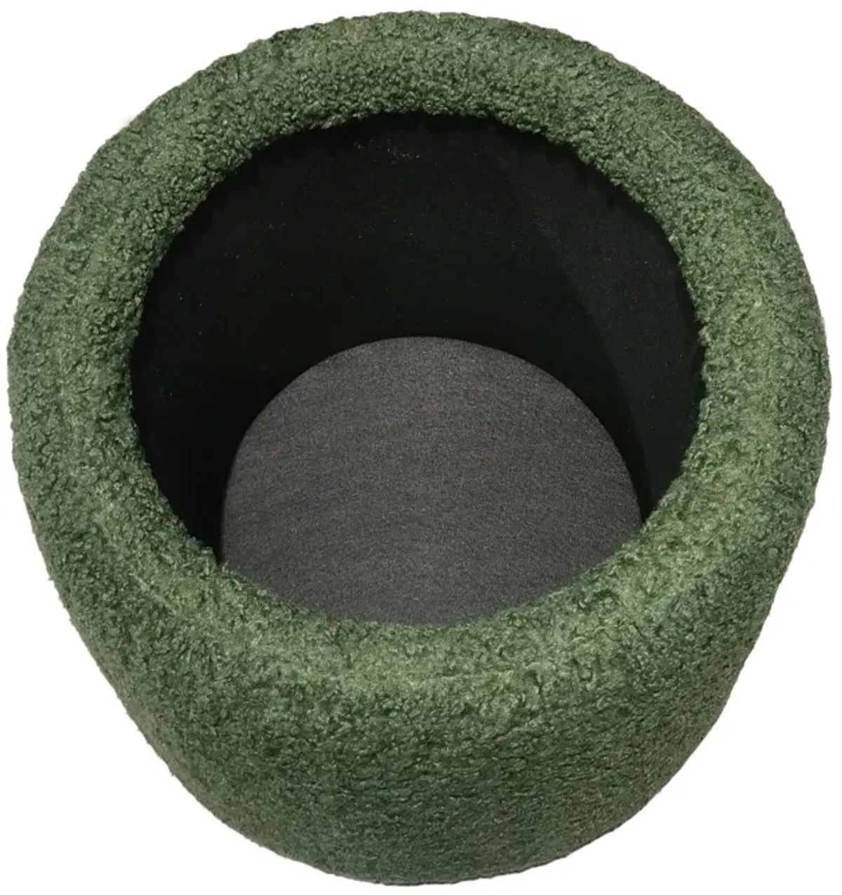 CH Green Tara Round Storage Ottoman