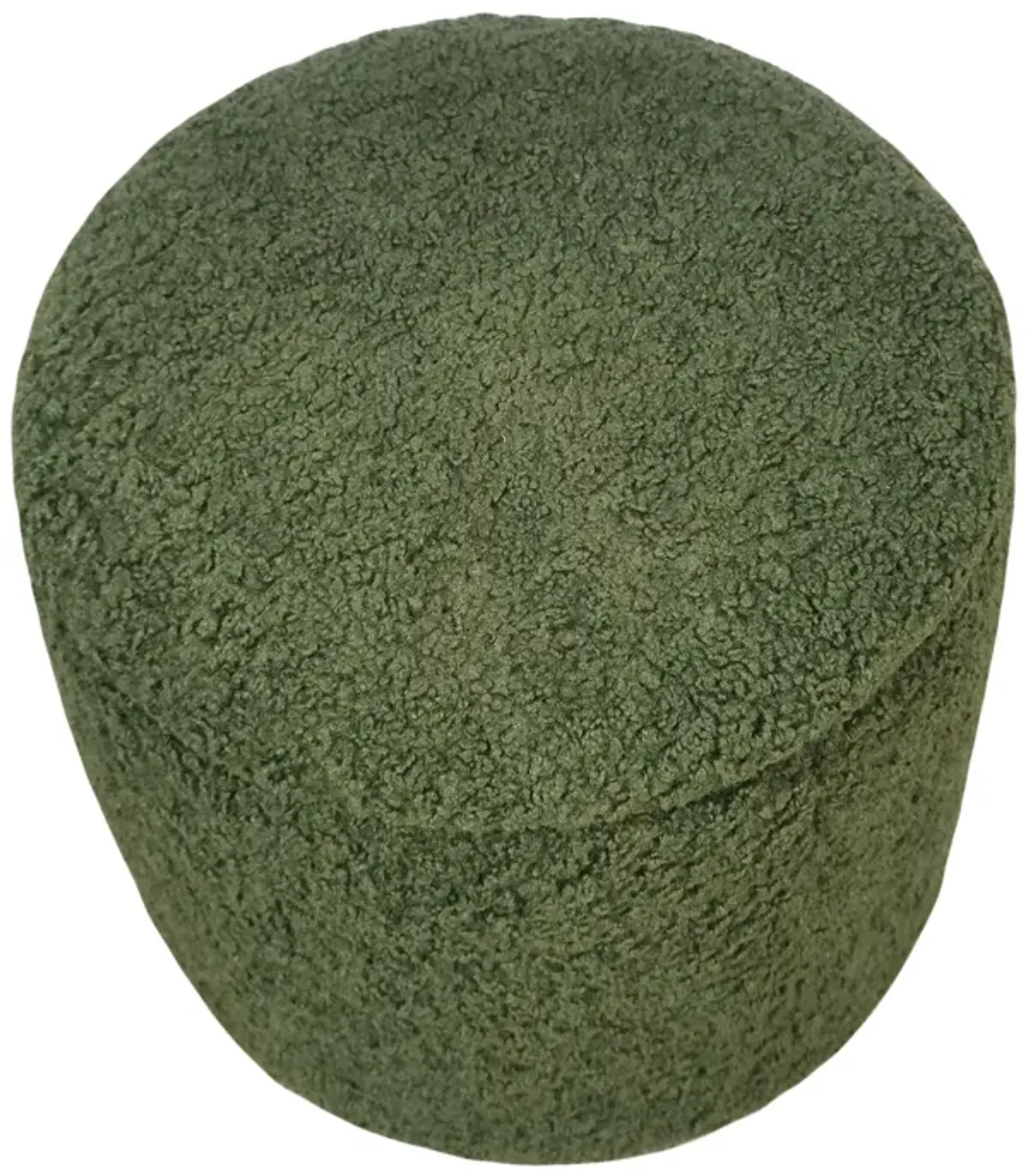 CH Green Tara Round Storage Ottoman