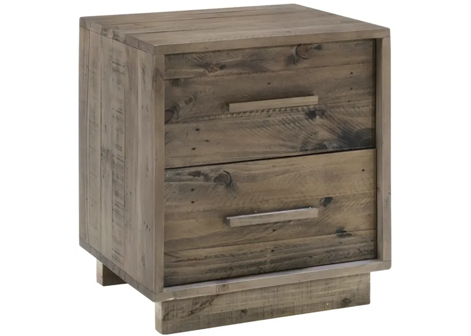 Nevada Nightstand - Dark Driftwood