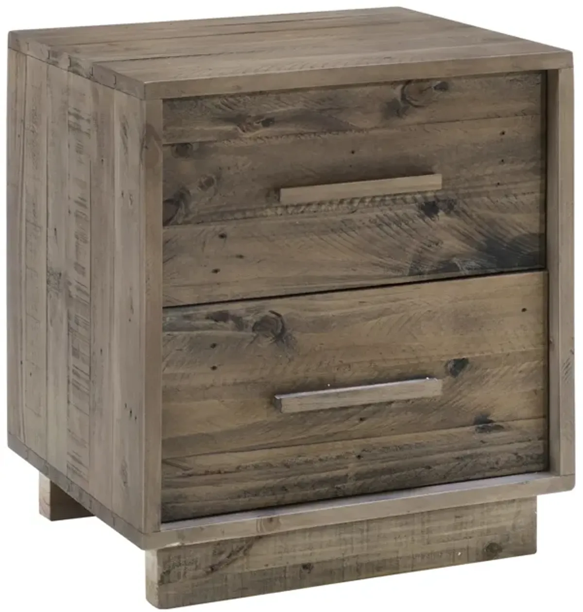 Nevada Nightstand - Dark Driftwood