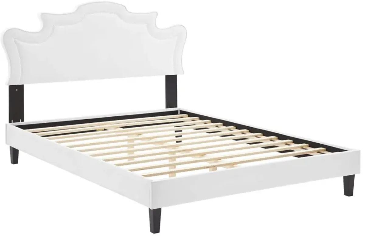 Neena Performance Velvet King Bed