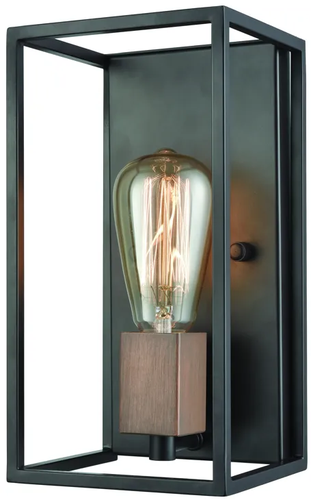 Rigby 11" High 1-Light Sconce - Oil Rubbed Bronze