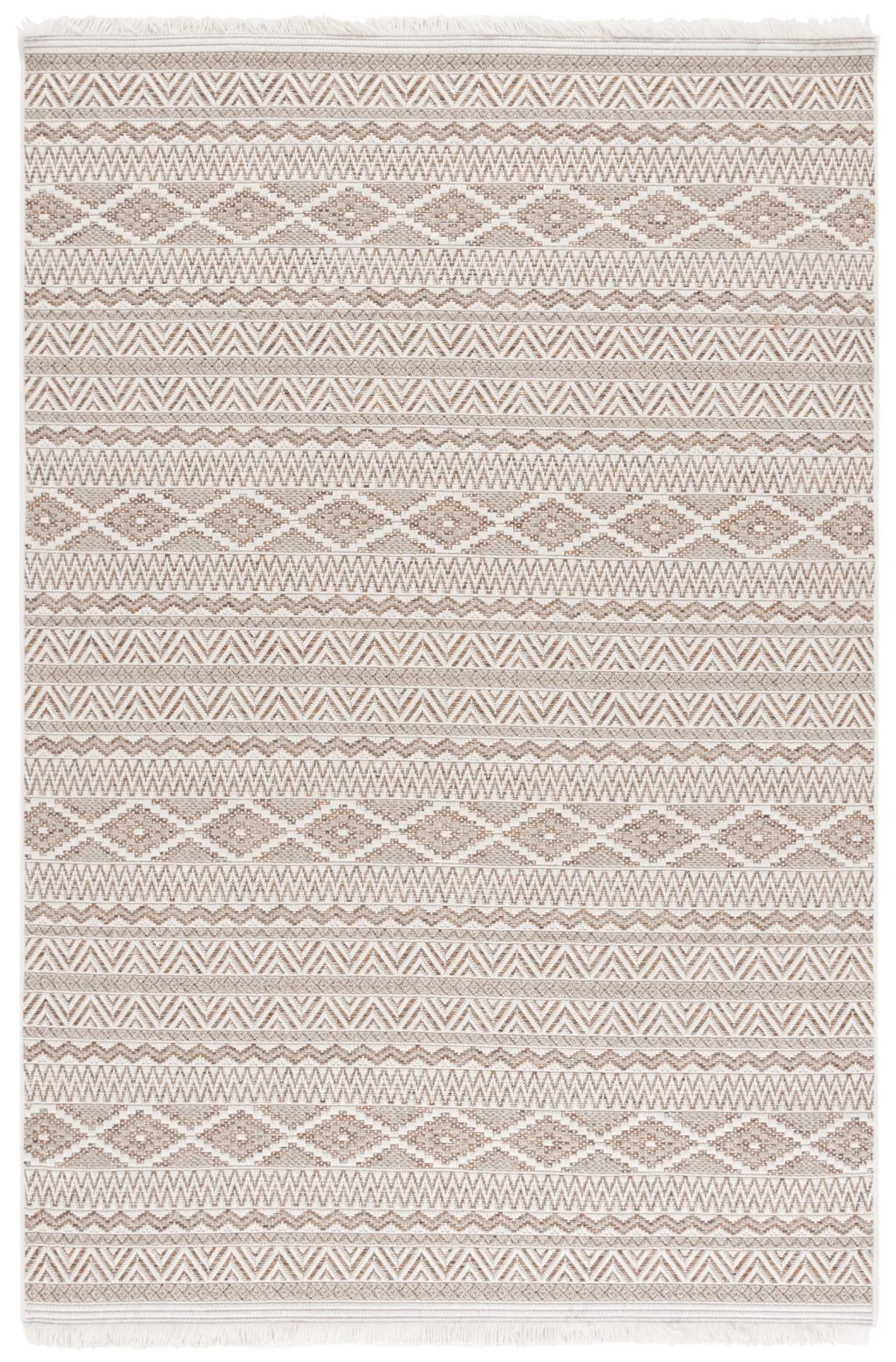 WICKER 152 ORANGE  5'-3' x 7'-6' Medium Rectangle Rug