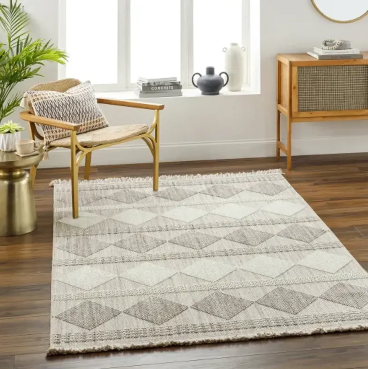 New Delhi NWH-2301 6'6" x 9' Machine Woven Rug