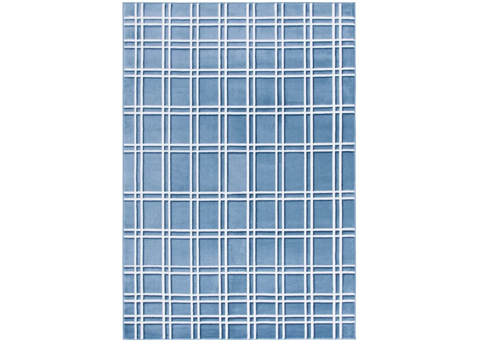 GROOVE 106 BLUE  4' x 6' Small Rectangle Rug