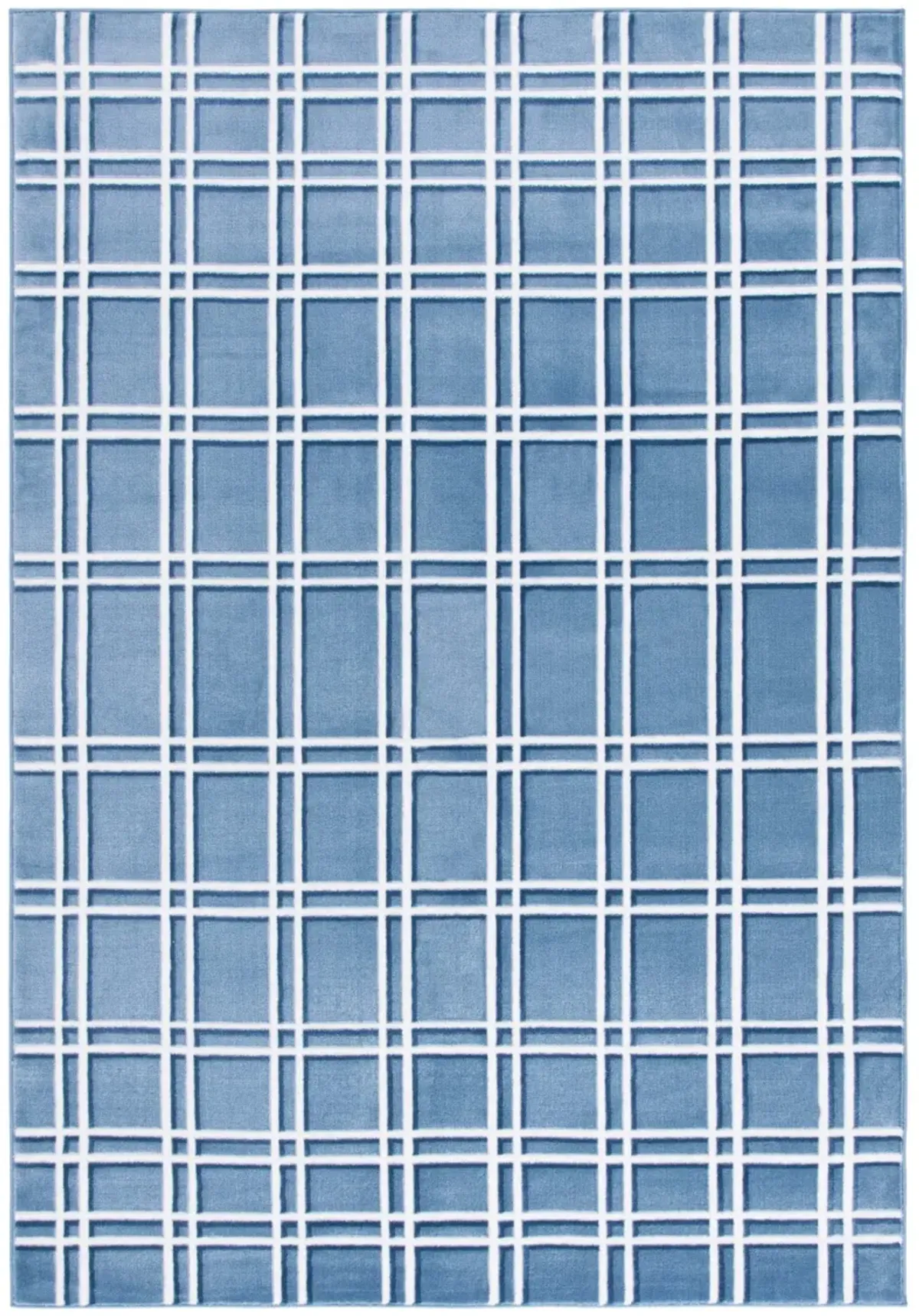 GROOVE 106 BLUE  4' x 6' Small Rectangle Rug