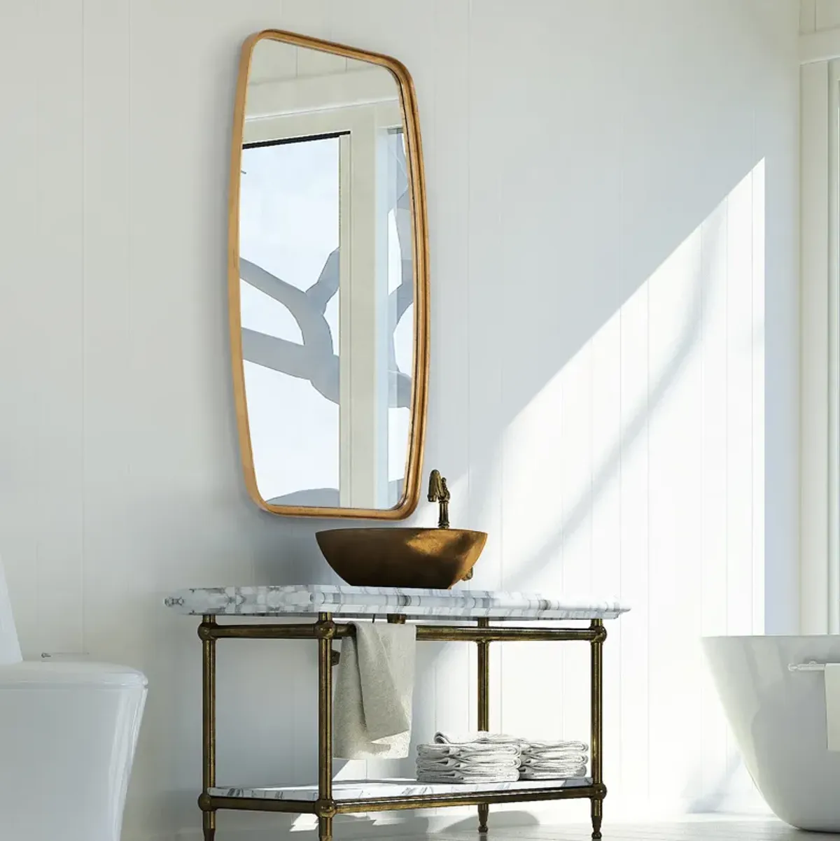 Daland Banded Frame Wall Mirror