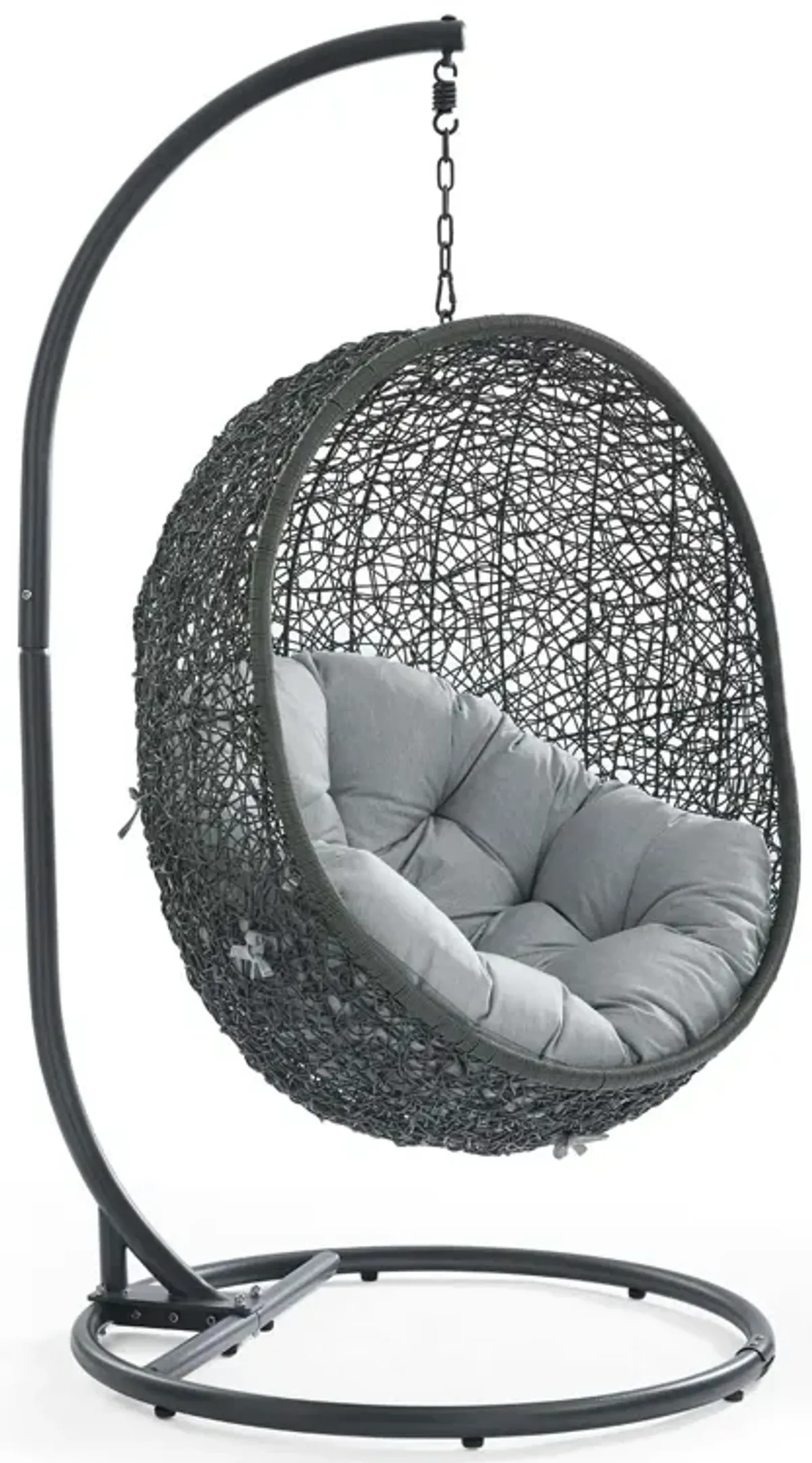 Hide Outdoor Patio Swing Chair With Stand