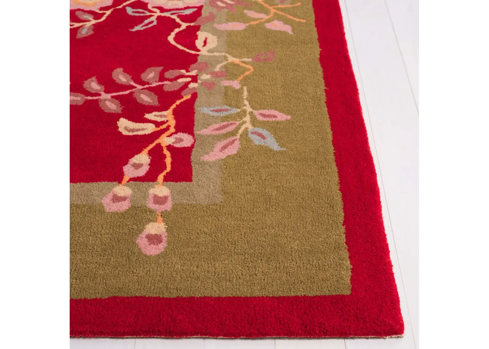 METRO 725 RED  6' x 6' Square Square Rug