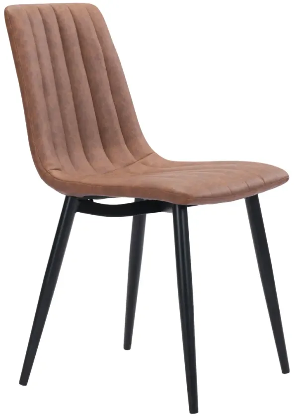 Dolce Dining Chair (Set of 2) Vintage Brown