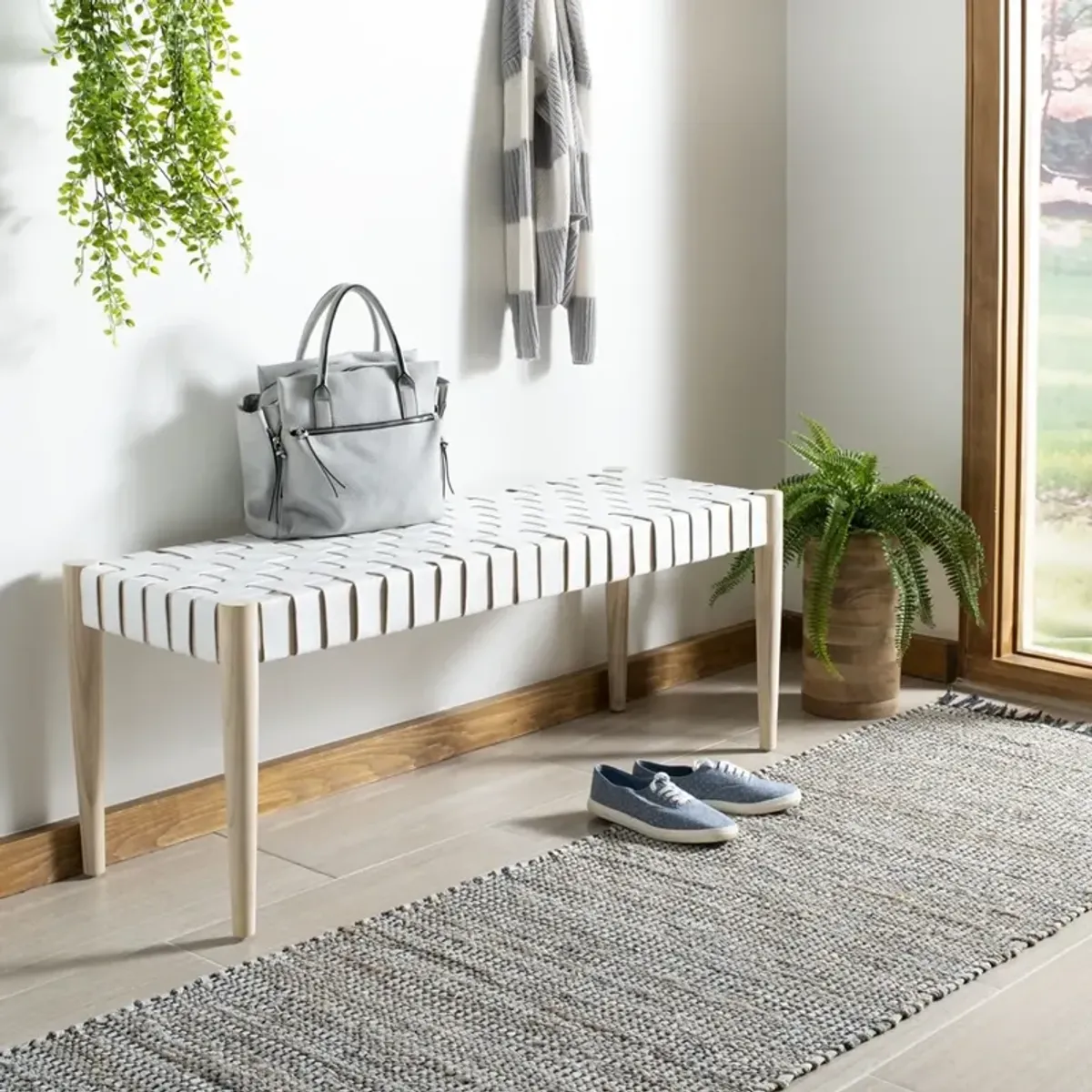 Amalia Weave Bench