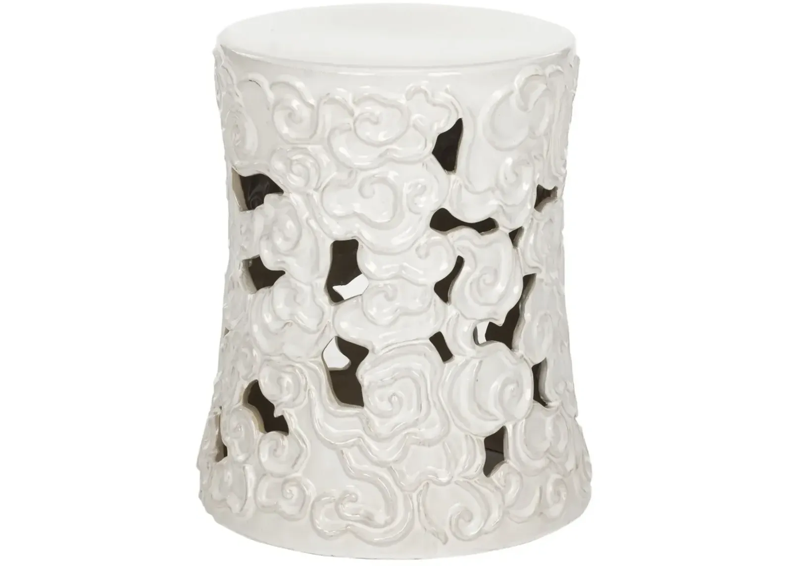 White Cloud Garden Stool