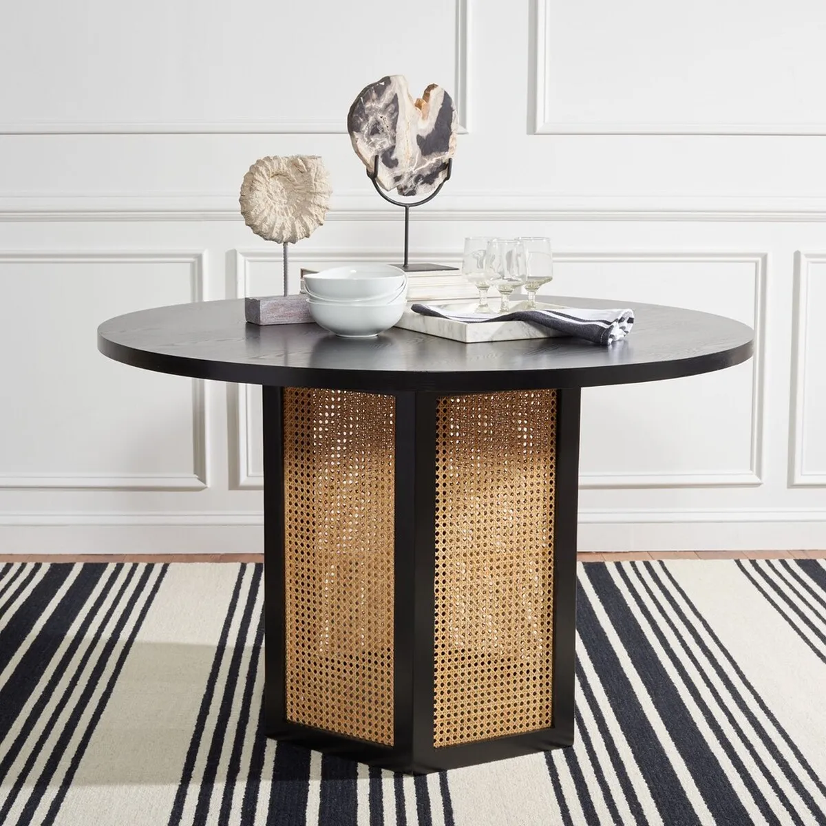 DANEZ CANE DINING TABLE