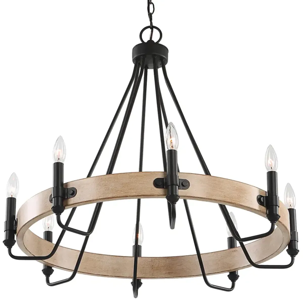 Deschutes 8 Light Farmhouse Chandelier