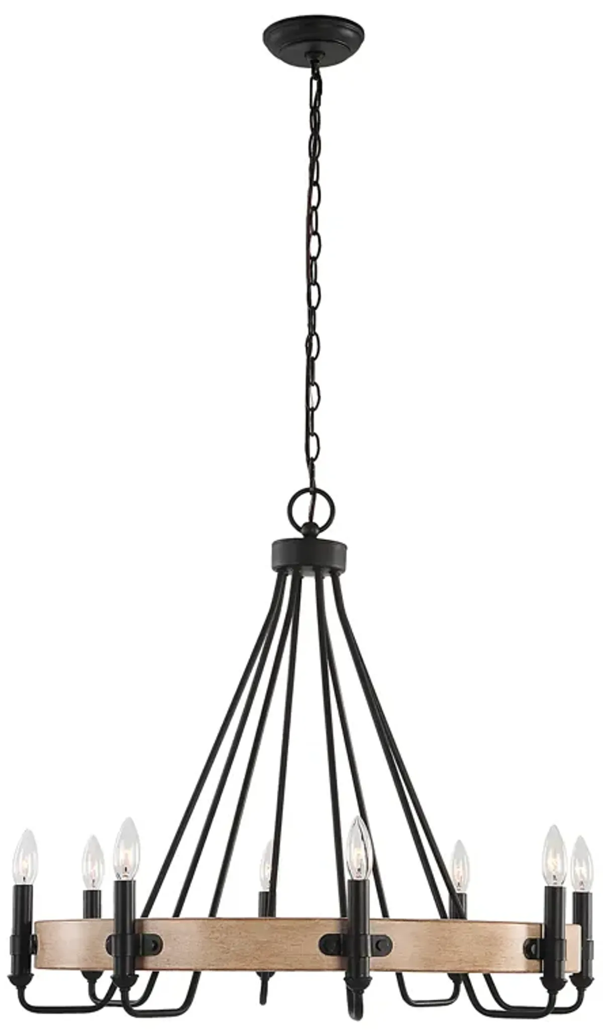 Deschutes 8 Light Farmhouse Chandelier